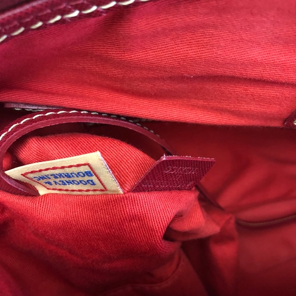 Vintage Dooney & Bourke Signature Leather Trim Bag - Picture 5 of 8